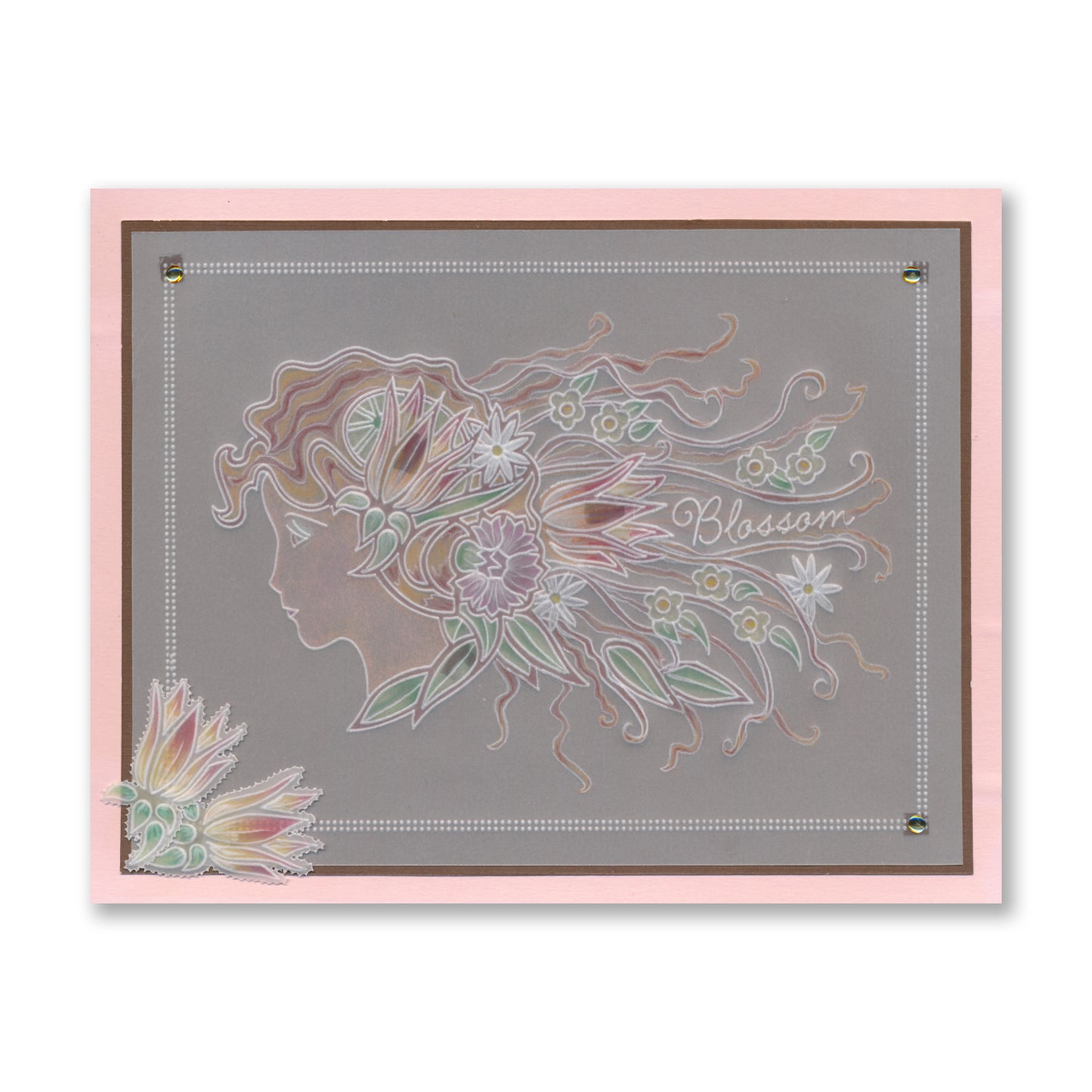 Blossom Cameo A6 Square Groovi Plate