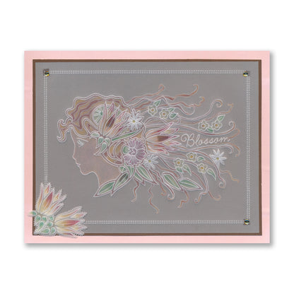 Blossom Cameo A6 Square Groovi Plate