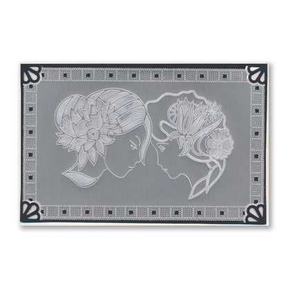 Cameo Ladies A6 Square Groovi Plate Collection