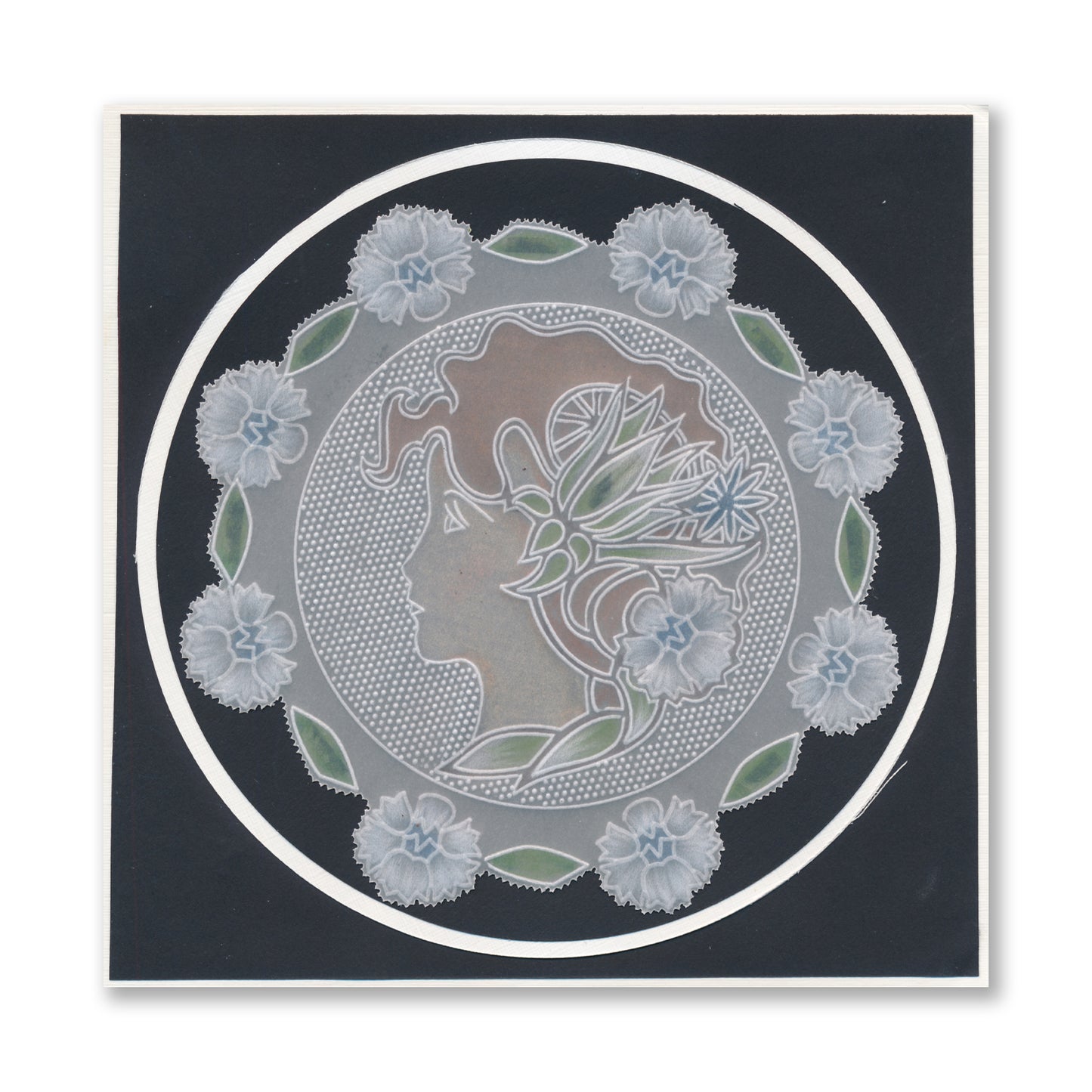 Blossom Cameo A6 Square Groovi Plate