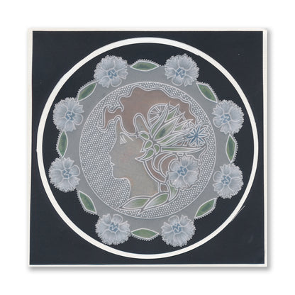 Blossom Cameo A6 Square Groovi Plate