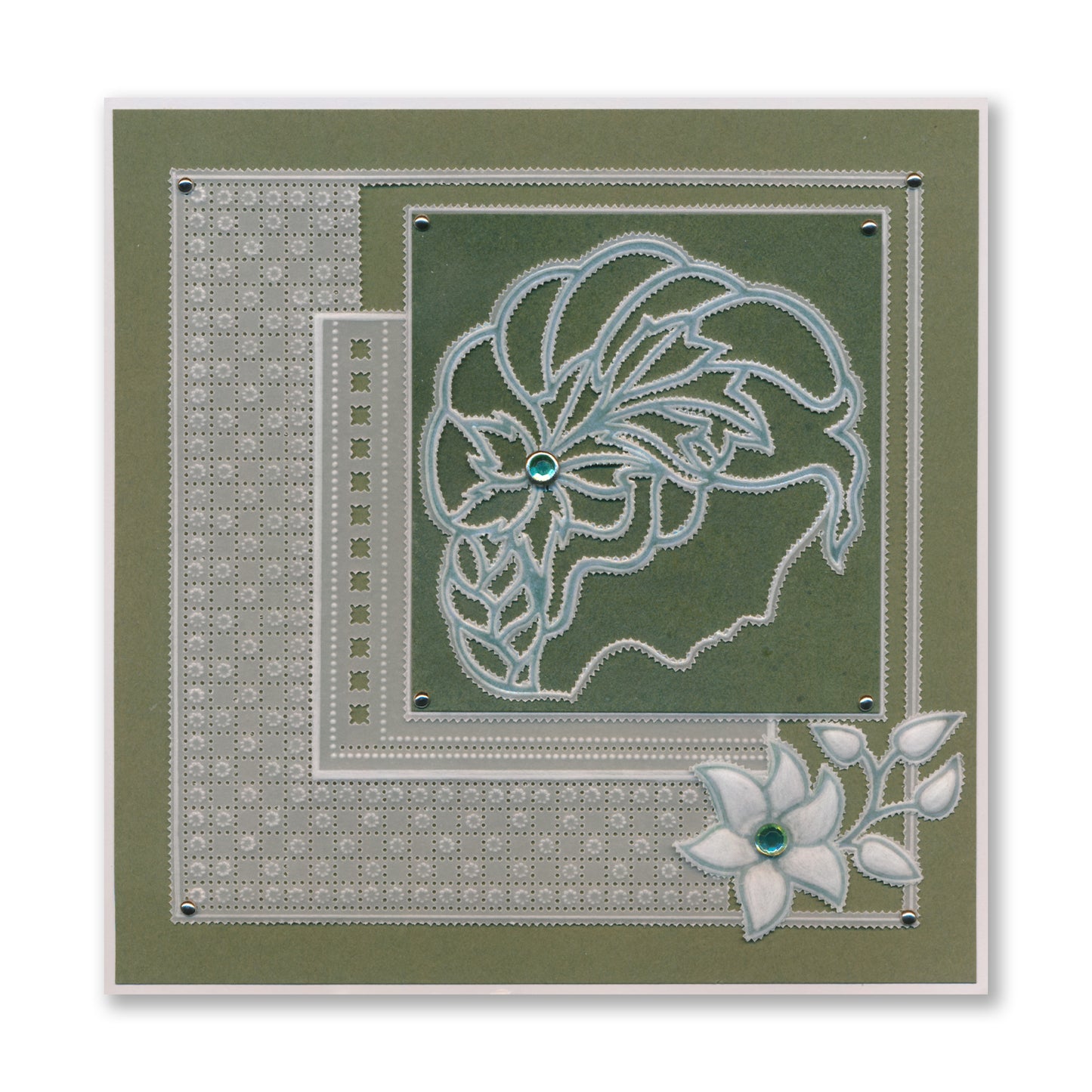 Amaryllis Cameo A6 Square Groovi Plate