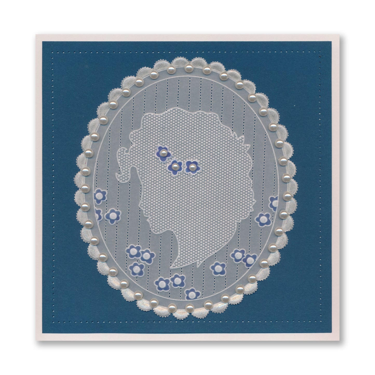 Blossom Cameo A6 Square Groovi Plate