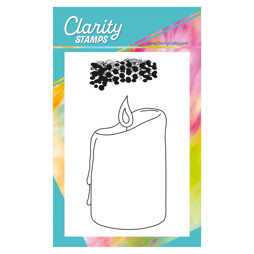 Candle Outline A6 Stamp & Mask Set