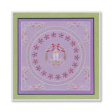 Tina's Christmas Candle Parchlet A6 Square Groovi Plate