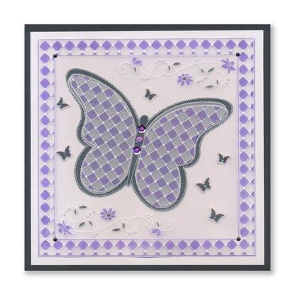 Monarch Butterfly A6 Groovi Plate