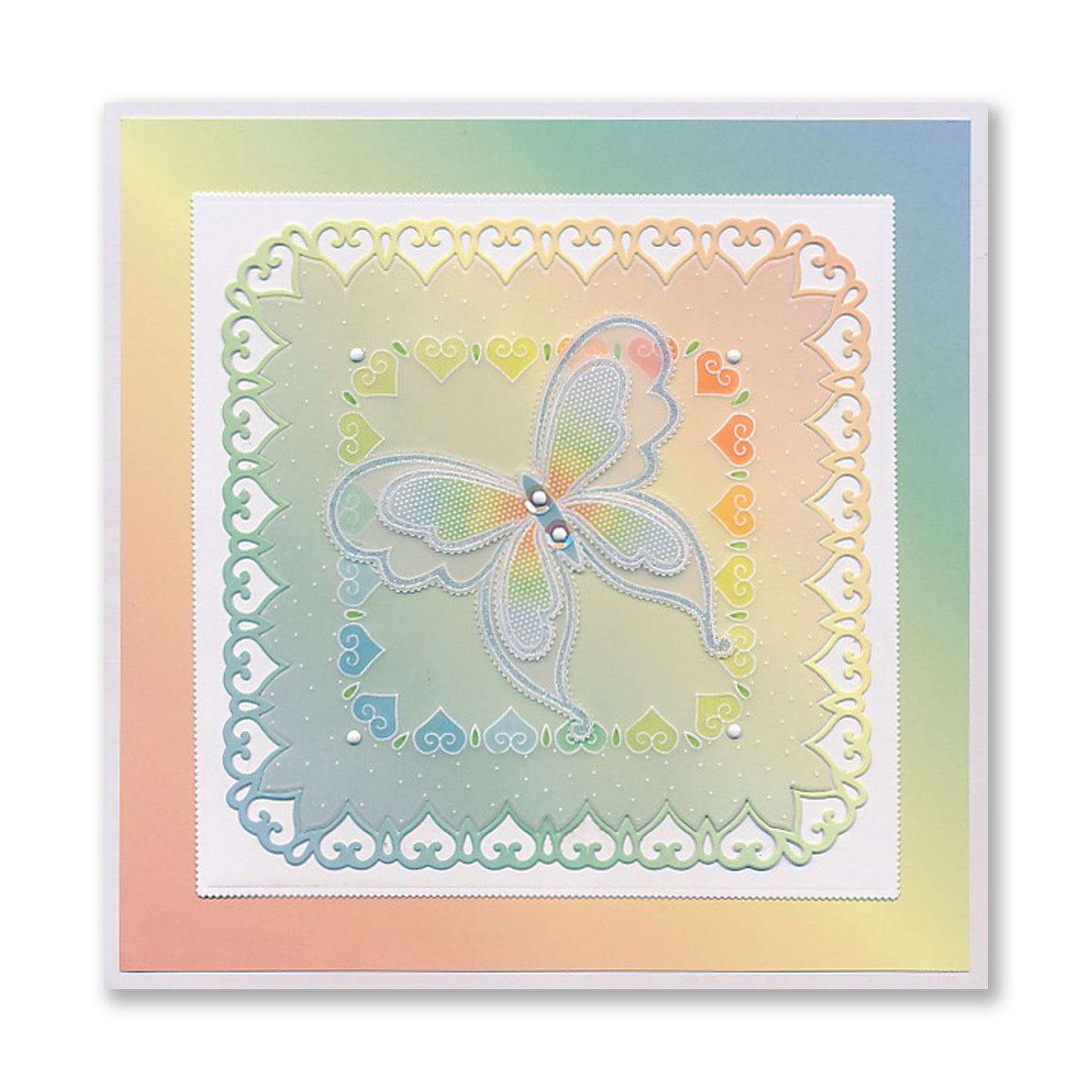 Nested Squares Lace Frames A5 Square Groovi Plate Quartet