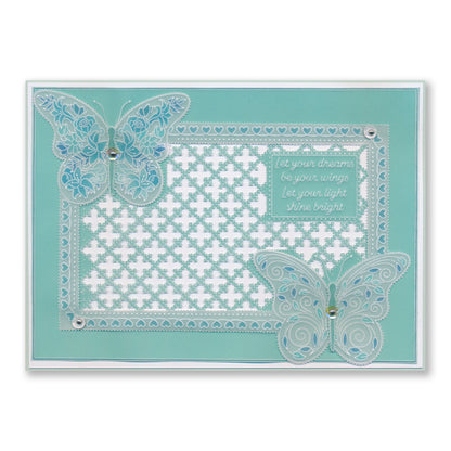 Love You So Much Butterflies A6 Groovi Plate