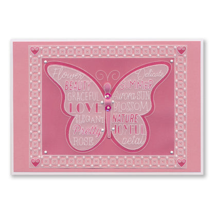 A Kaleidoscope of Butterflies A6 & Spacer Groovi Plate Collection