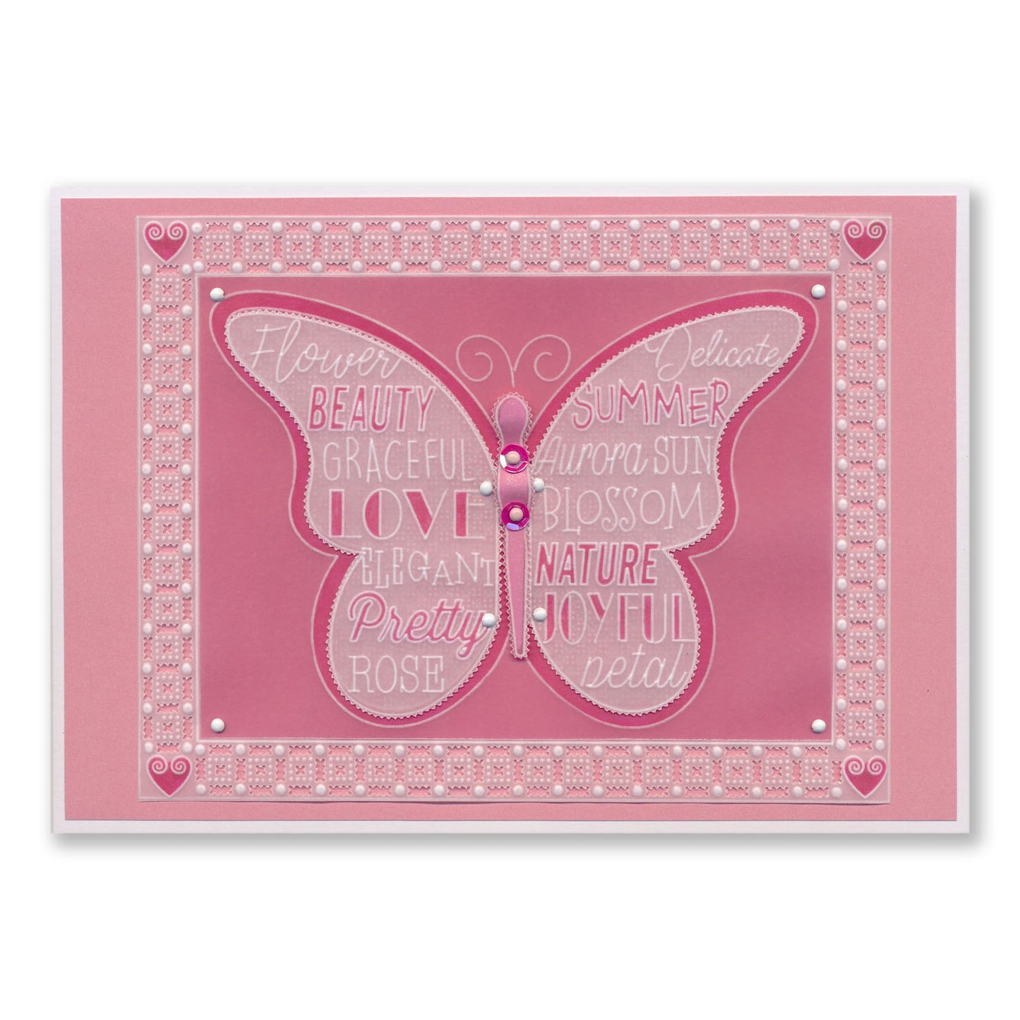 Graceful Butterfly A6 Groovi Plate