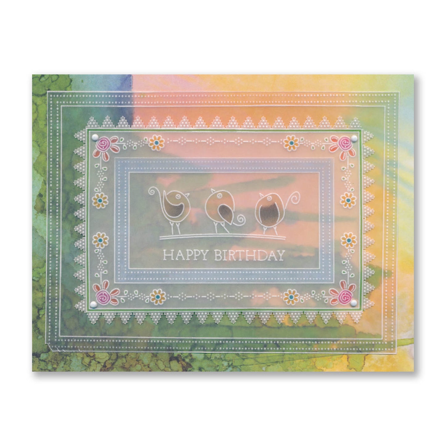 Picture This: Little SHAC Birds A4 Groovi Plate