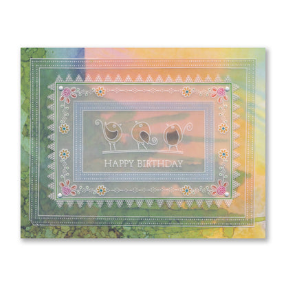 Picture This: Little SHAC Birds A4 Groovi Plate