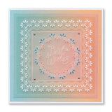 Nested Squares Lace Fancy Frames A5 Square Groovi Plate