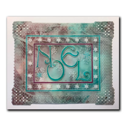 Linda's A Touch of Christmas A5 Square Groovi Plate Collection with FREE A5 Parchment Worth £10.49