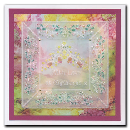 Tina's Small Christmas Corners 1 & 2 A5 Square Groovi Plate Duo