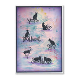 Wee & Miniature Cats & Dogs Silhouettes Stamp Collection