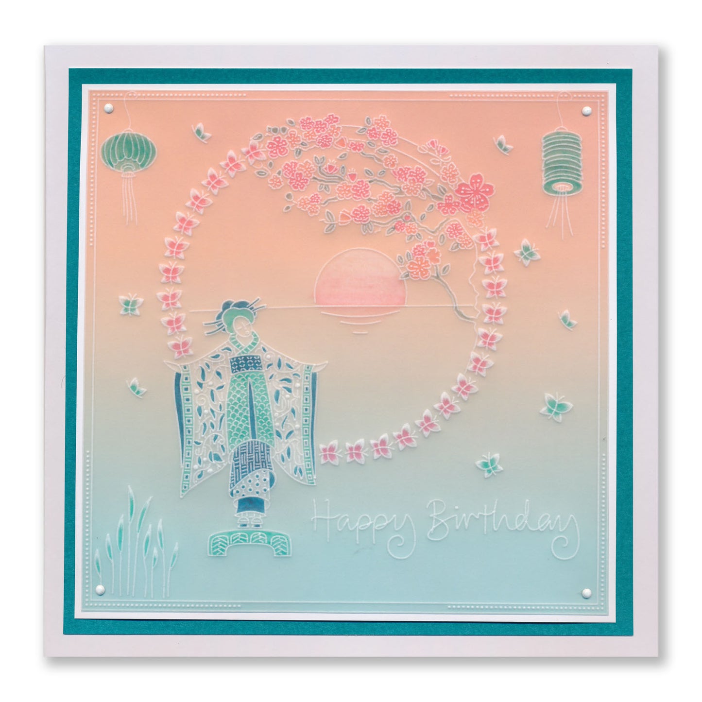 Barbara's SHAC Geisha Doodle A5 Groovi Plate