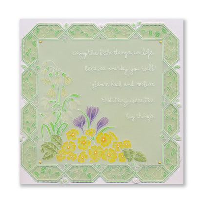 Linda's Enjoy the Little Things Companion A5 Square Groovi Plate