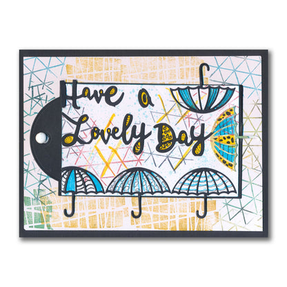 Grungy Grid & Patterns A5 Stamp Set