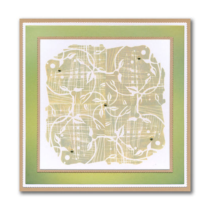 Grungy Grids, Patterns & Script A5 Stamp Duo