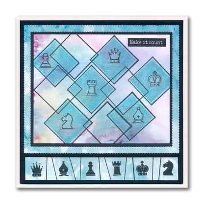 Chess Pieces A5 Stamp Set