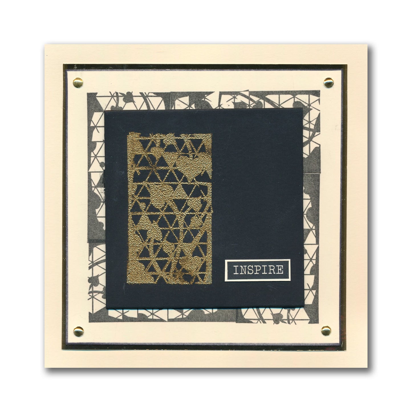 Grungy Grids, Patterns & Script A5 Stamp Duo