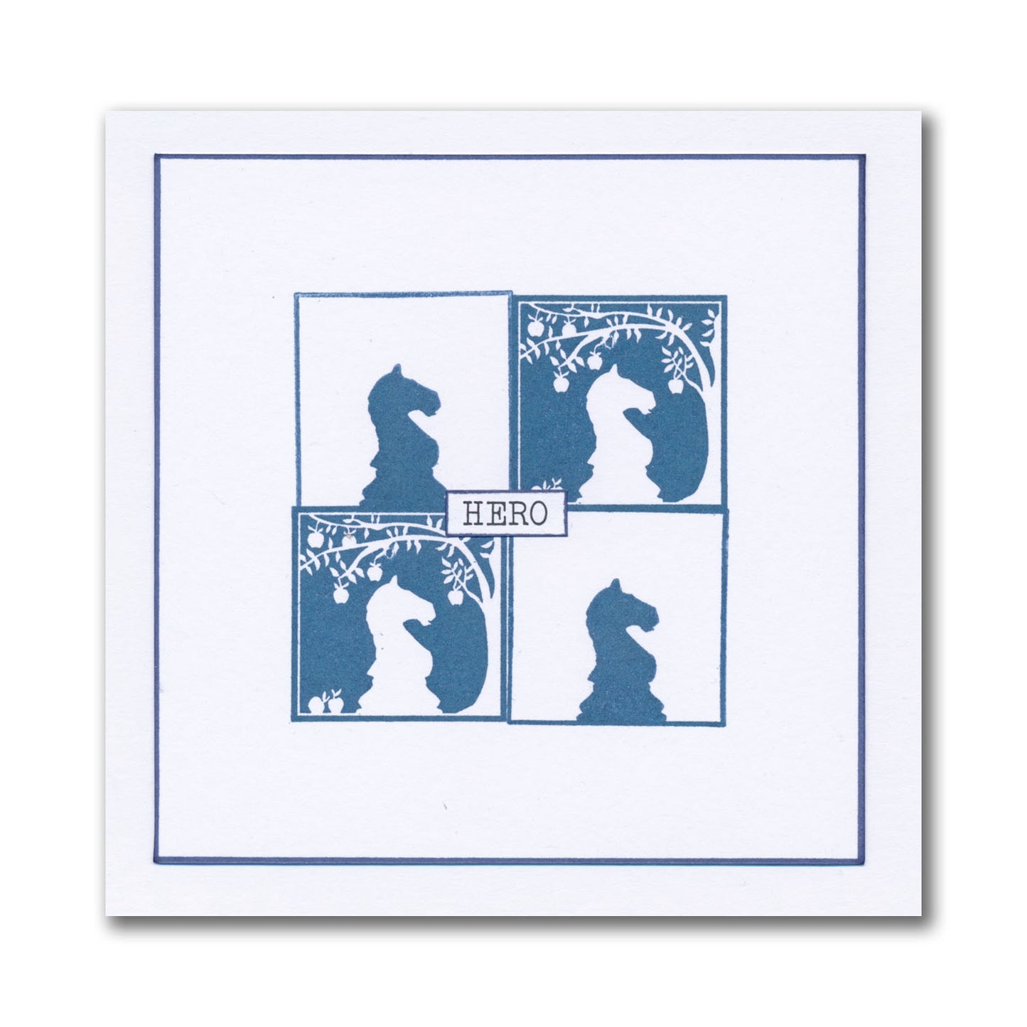 Chess Pieces A5 Stamp Set