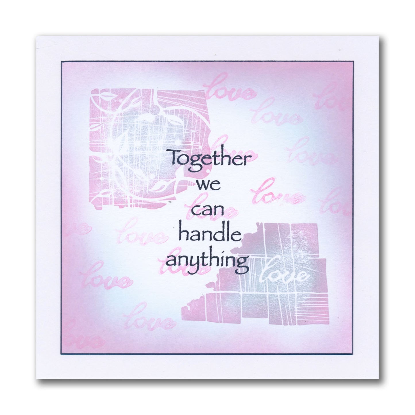 Grungy Grid & Patterns A5 Stamp Set