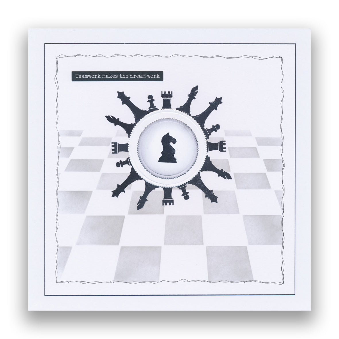 Chess Pieces A5 Stamp Set