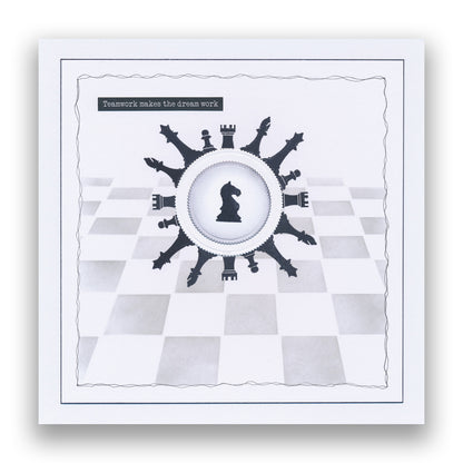 Chess Pieces A5 Stamp Set