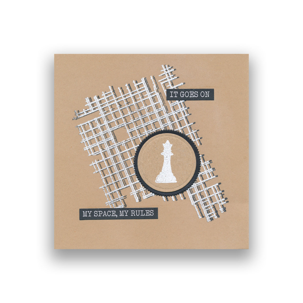 Chess Pieces A5 Stamp Set