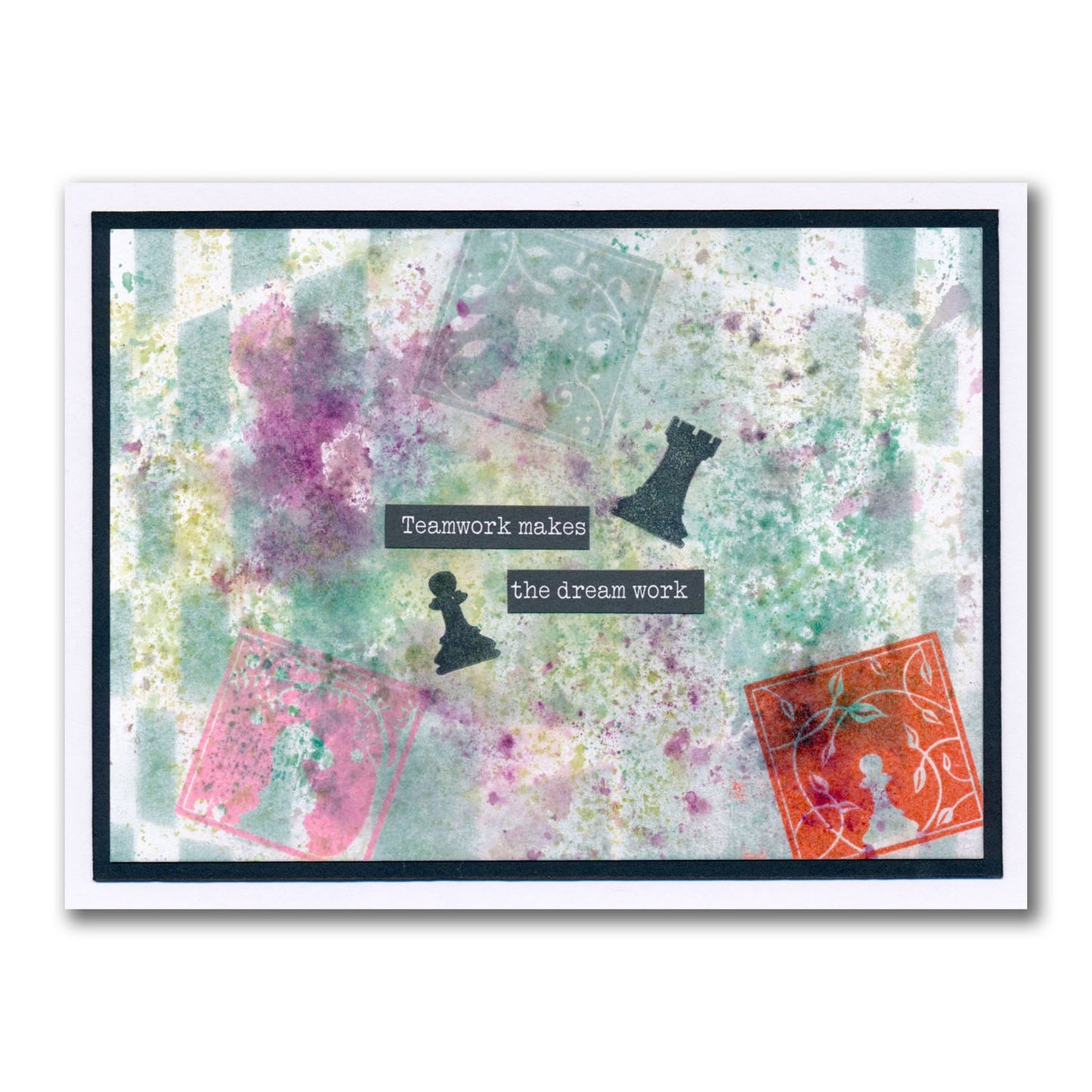 Chess Pieces A5 Stamp Set