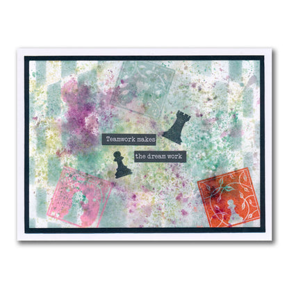 Chess Pieces A5 Stamp Set