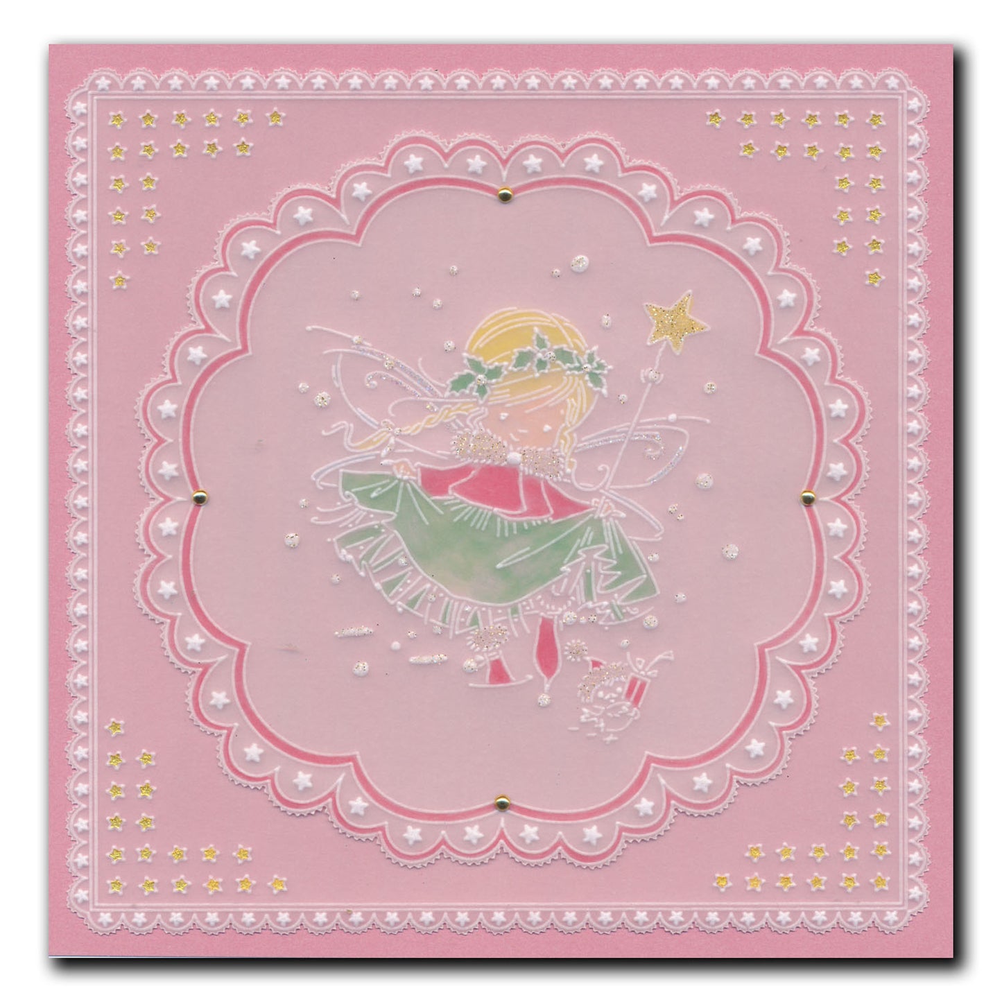 Presh - Christmas Poppet A6 Square Groovi Plate