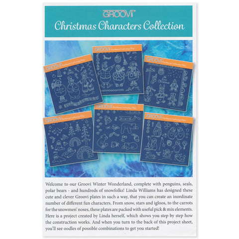 Linda's Christmas Characters Collection Inspiration Sheet