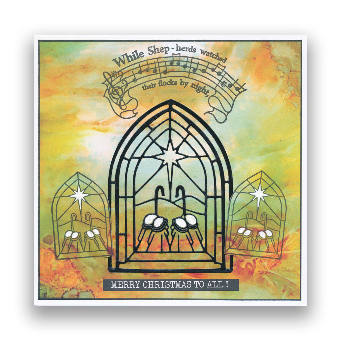 Christmas Windows A5 Stamp Set