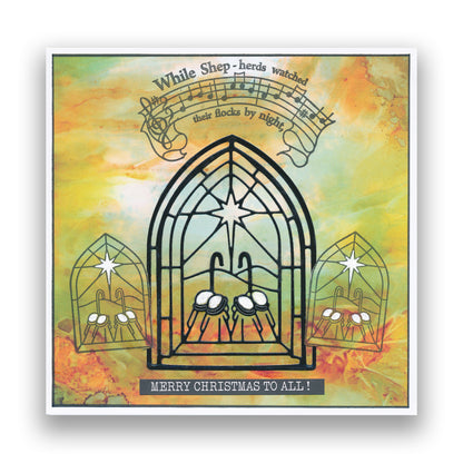 Christmas Windows A5 Stamp Set