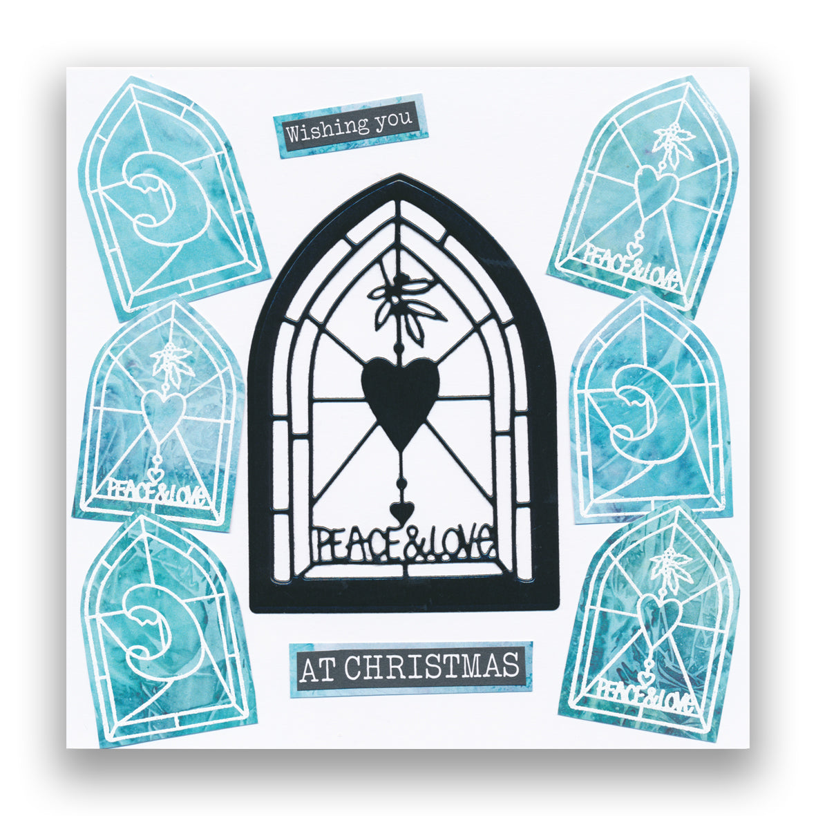 Christmas Windows A5 Stamp Set