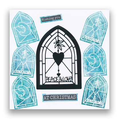 Christmas Windows A5 Stamp Set