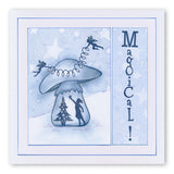 Toadstool Outline A6 Stamp & Mask Set