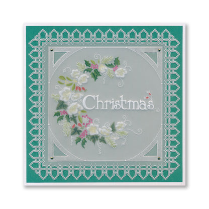 Linda's C Is for Christmas - Christmas Treasures (Set 3) A5 Square Groovi Plate