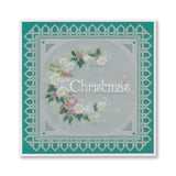 Linda's Christmas Treasures Set 3 A5 Square Groovi Plate Set