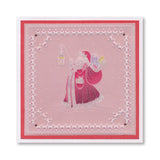 Linda's Christmas Treasures Set 3 A5 Square Groovi Plate Set