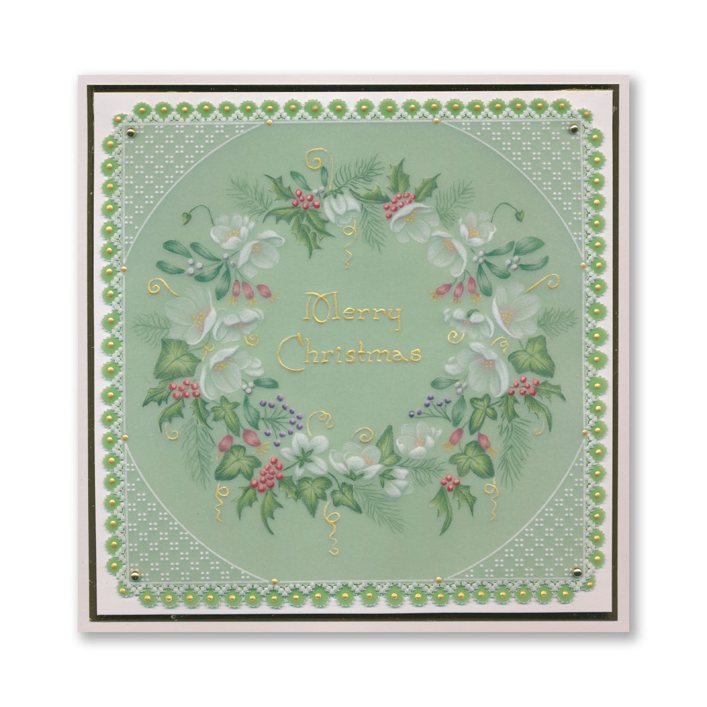 Linda's C Is for Christmas - Christmas Treasures (Set 3) A5 Square Groovi Plate