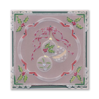 Linda's Christmas Treasures Set 3 A5 Square Groovi Plate Set