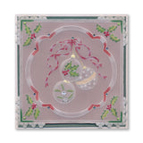 Linda's Trio of Baubles - Christmas Treasures A5 Square Groovi Plate