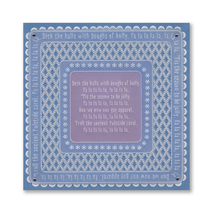 Linda's Deck the Halls Nested Wraps - Christmas Treasures (Set 3) A5 Square Groovi Plate