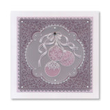 Linda's Christmas Treasures Set 3 A5 Square Groovi Plate Set