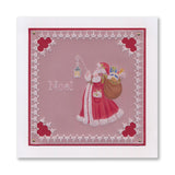 Linda's Christmas Treasures Set 3 A5 Square Groovi Plate Set