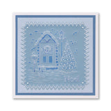 Linda's Christmas Treasures Set 3 A5 Square Groovi Plate Set